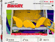 Tablet Screenshot of bandittapegun.com